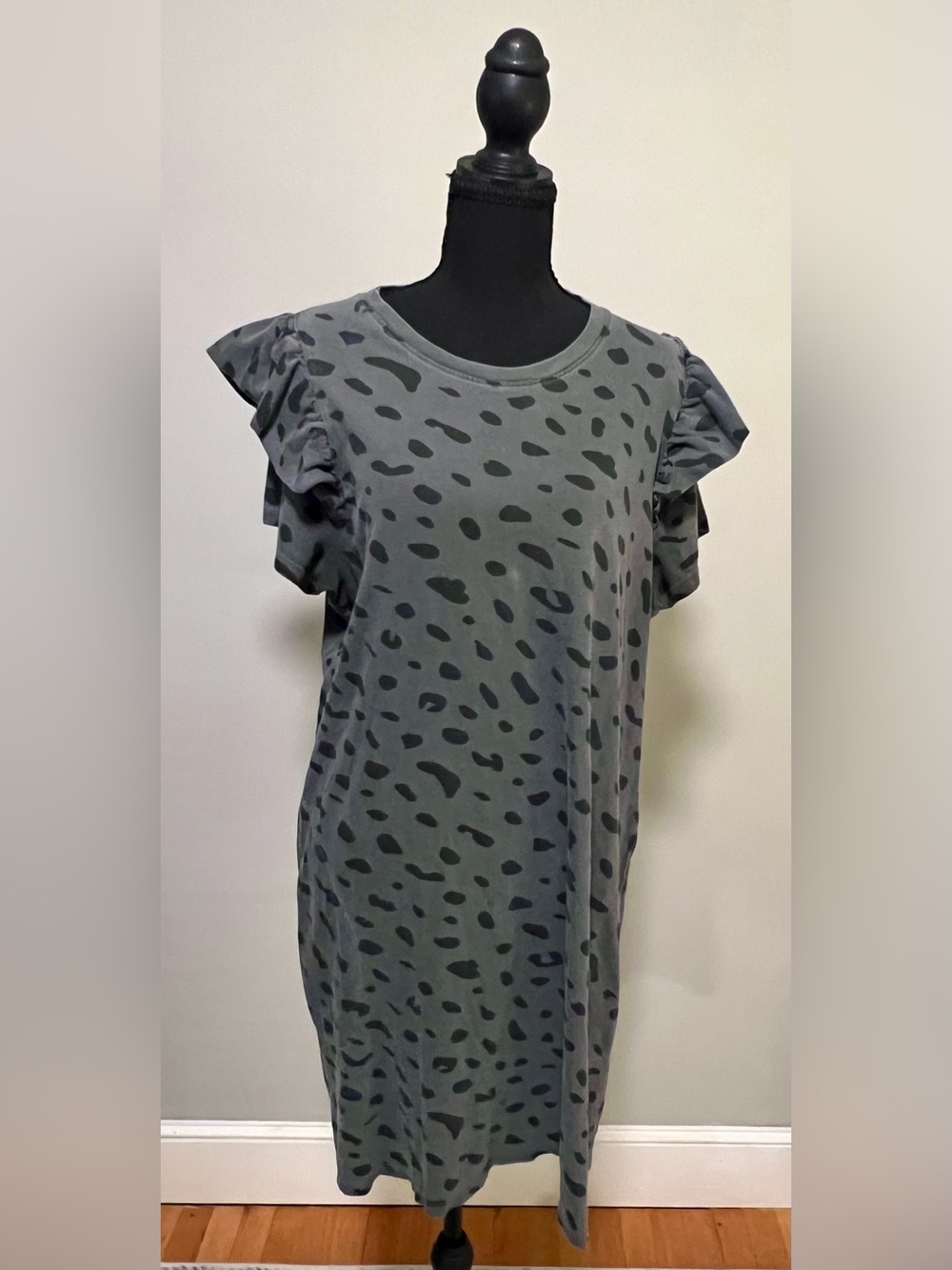 Clare V. Shirt-Dress in Faded Jaguar